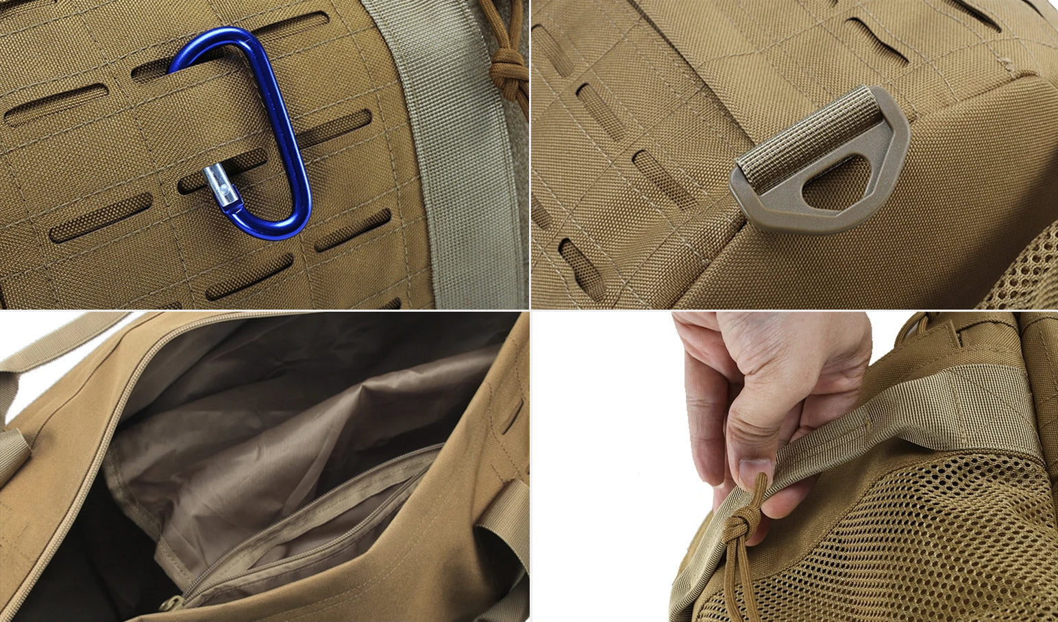 Bolsa Duffel Gympack 40L Caqui