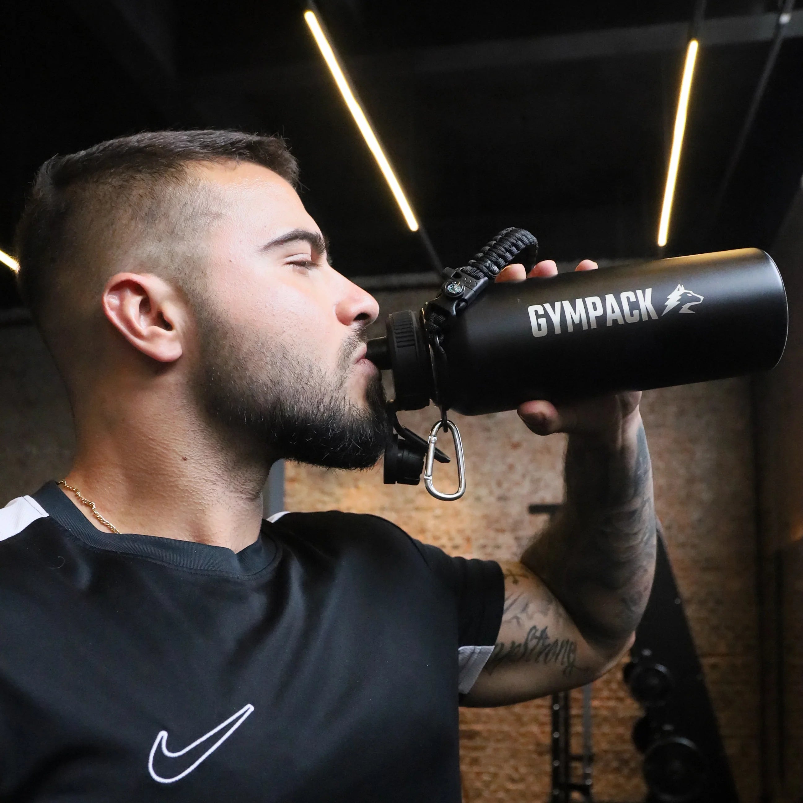 Botella Térmica Premium Gympack 1200ml - Personalizada Nombre