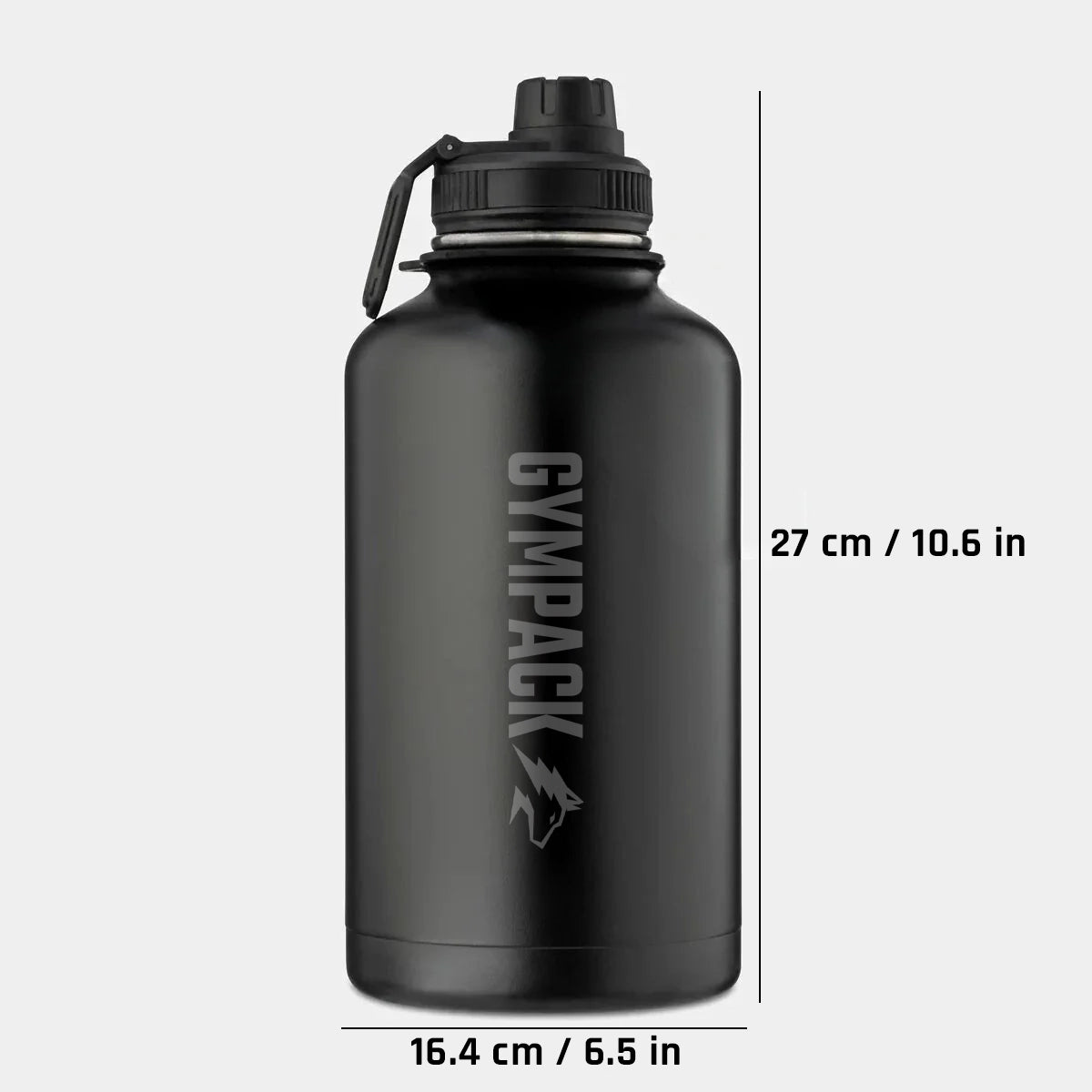 Botella Térmica Premium Gympack 3750ml - Personalizada Nombre