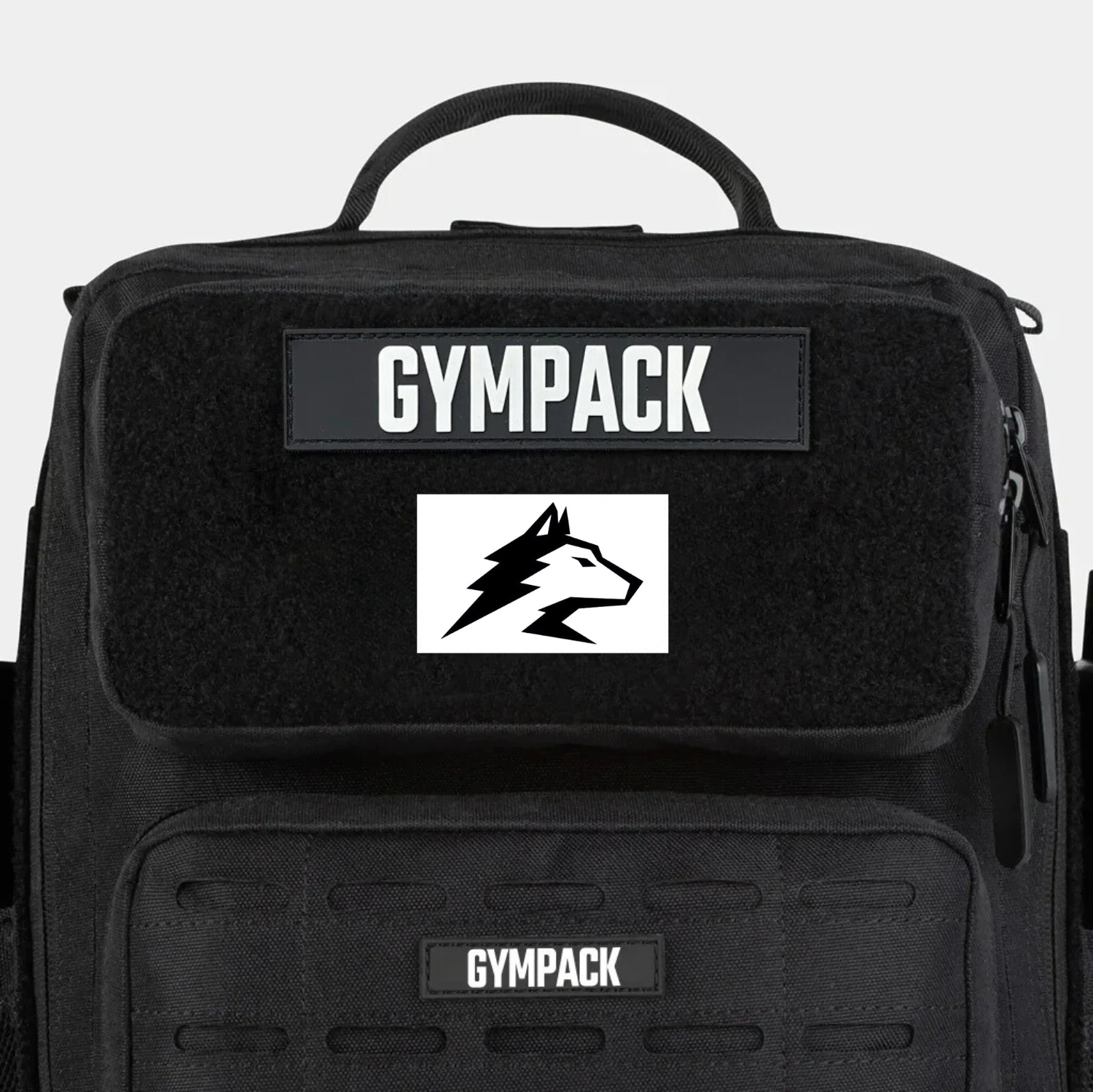 Parche Lobo Gympack Blanco