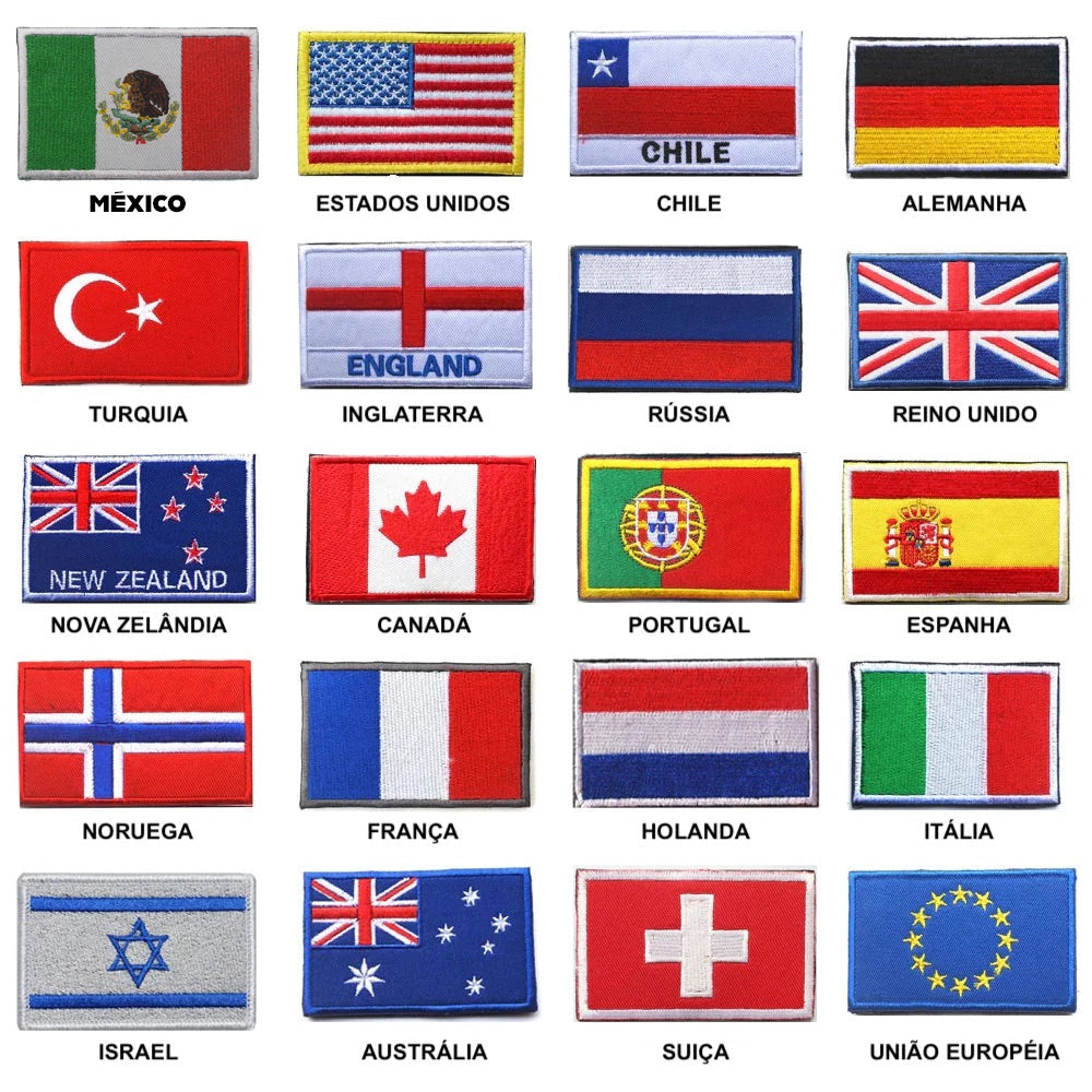 Parche Banderas Países – Gympack