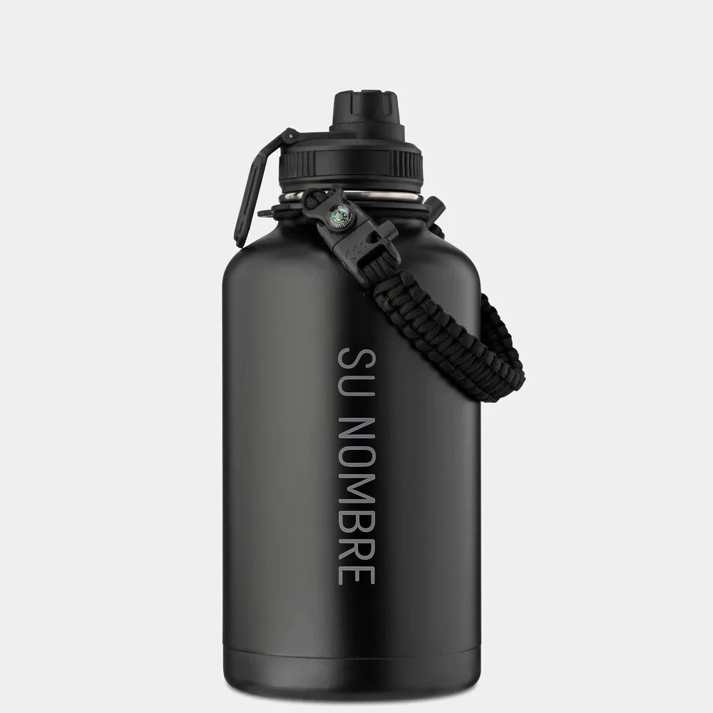 Botella Térmica Premium Gympack 2000ml - Personalizada Nombre