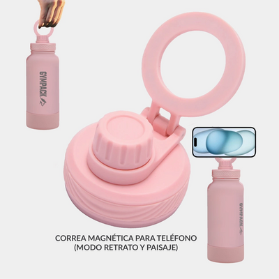 Botella Térmica Magsafe Gympack 650ml Rosa