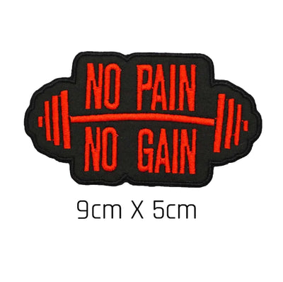 Parche No Pain No Gain Rojo