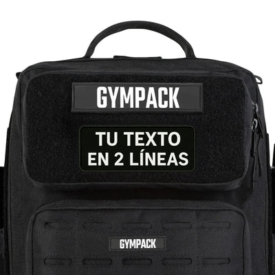 Parche Personalizable Dos Líneas