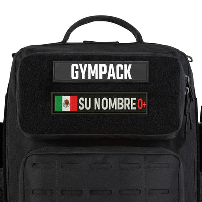 Parche Personalizable México + Tipo Sangre